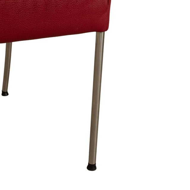 ARC-E Chairs in Red Leather by Bert Plantagie, Set of 4 For Sale - Image 5 of 17
