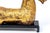 Early 20th Century Vintage Chinese Gilt Han Style Wood Horse Bust on Stand For Sale - Image 5 of 7