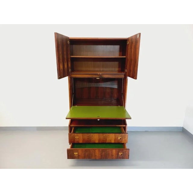 Vintage High Storage Unit in Rosewood, 1960s For Sale - Image 6 of 11