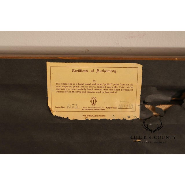 The Home Of George Washington Colored Engraving After Thomas Oldham Barlow For Sale - Image 13 of 18
