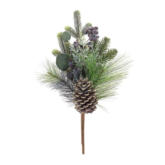 Enhance your holiday decor with this beautiful Pine Eucalyptus Pick. Designed to bring a natural touch to your seasonal...