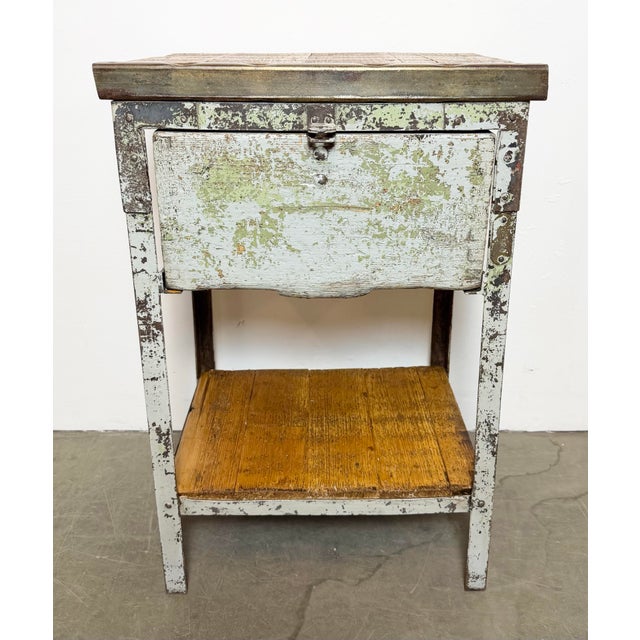 Vintage Industrial Iron Chest of Drawers, 1950s For Sale - Image 11 of 18
