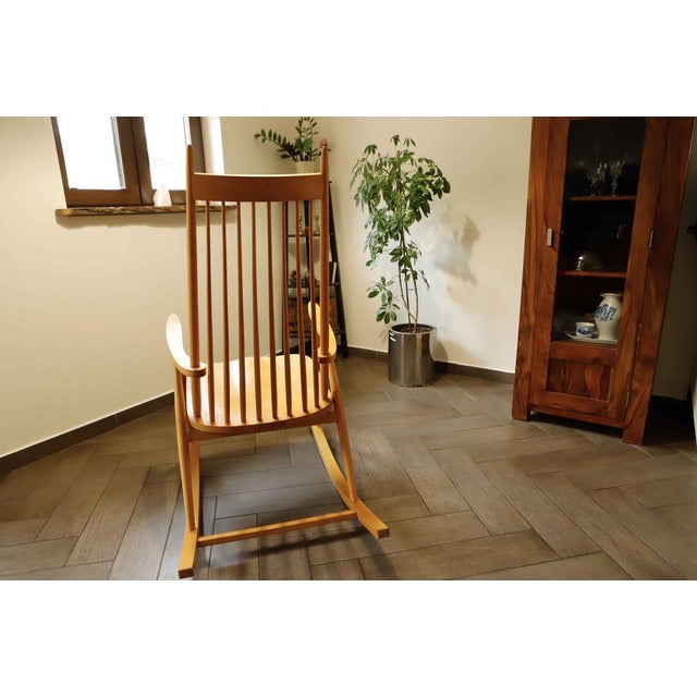 Rocking Chair from Varjonen Puunjalostus, 1960s For Sale - Image 6 of 13