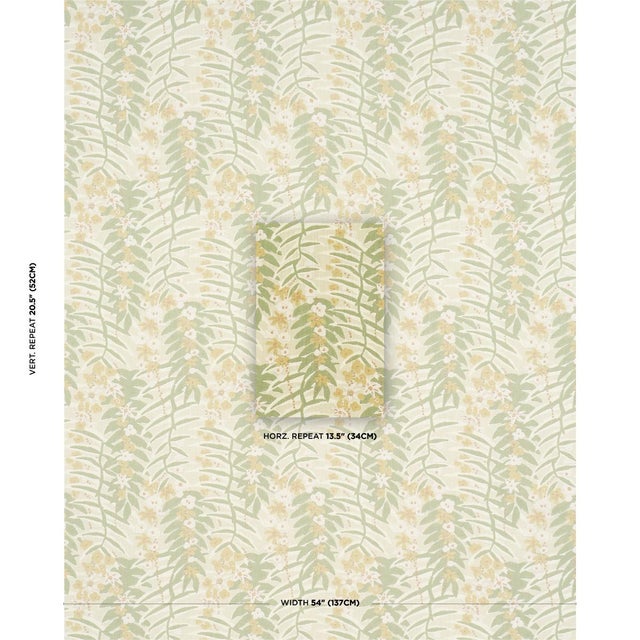 Ashbee Botanical is an airy allover floral fabric with wonderful movement and a loose, stylized aesthetic. Printed on a...