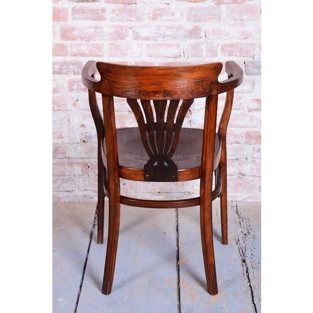Art Deco Beech Armchair from Fischel, Slovakia, 1900s For Sale - Image 9 of 11