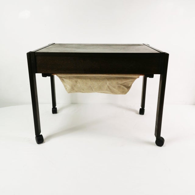 Modernist Mobile Side Table, Denmark, 1960s For Sale - Image 6 of 16