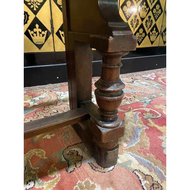 Small Louis XIII Children's Church Bench For Sale - Image 4 of 6