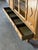 Brown In Style of Henning Kjærnulf Oak High Sideboard Credenza With Sliding Leaded Glass Doors Danish Mid-Century Modern 1970s For Sale - Image 8 of 11