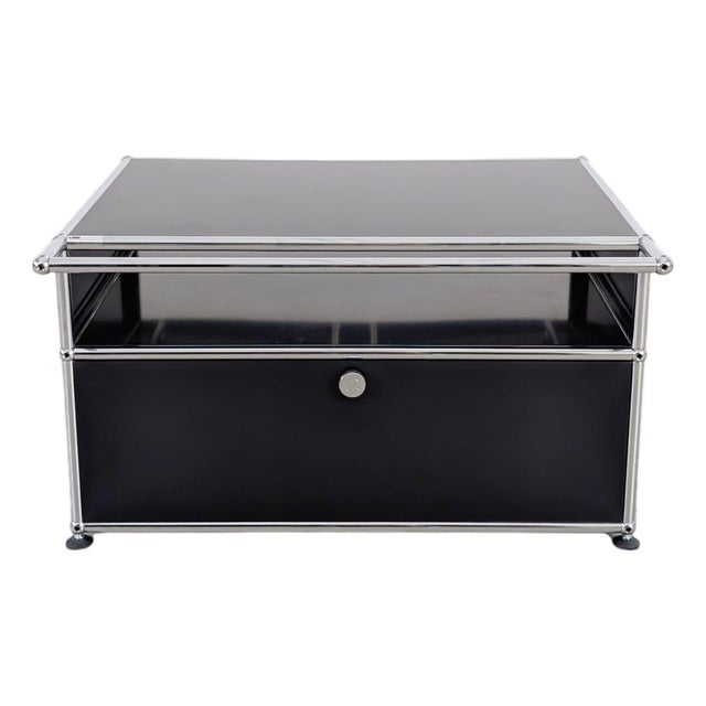 Coffee Table in Metal by Fritz Haller for USM Haller For Sale