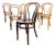 Vintage Hoopback Bentwood Dining Chairs, 1950s, Set of 6 For Sale
