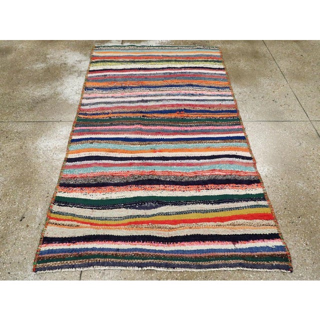 Galerie Shabab Collection Mid-20th Century Persian Flatweave Kilim Rug For Sale - Image 4 of 10