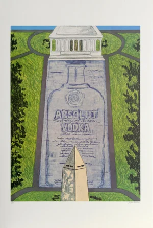 Absolut Statehood: Washington D.C., Judy Byron Lithograph