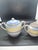 1960s Vintage Japanese Hand-Painted Porcelain Creamer and Sugar Bowl Set For Sale - Image 5 of 7