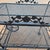 Late 20th Century Outdoor Patio Table Wrought Iron Rolling Bar Cart For Sale - Image 4 of 12