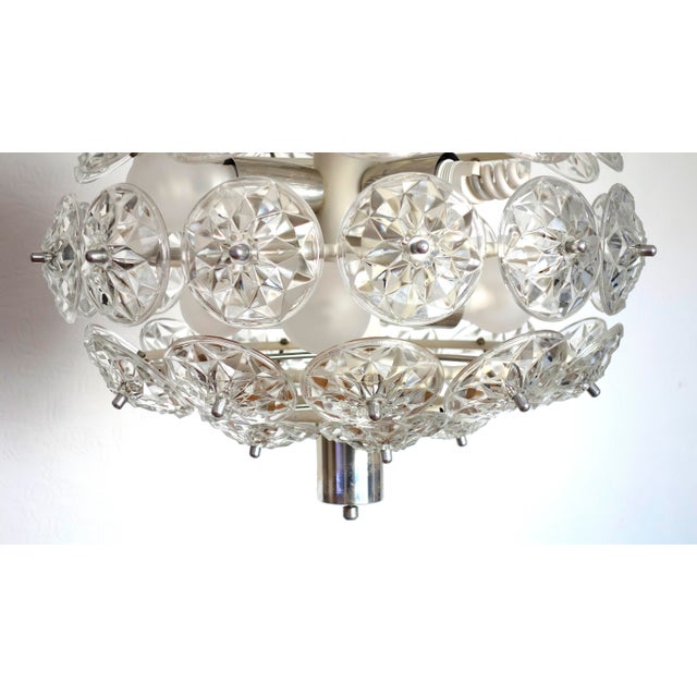 Vintage Sputnik Dandelion Chandelier from Veb Deutsche Werkstätten Hellerau, 1960s For Sale - Image 11 of 12