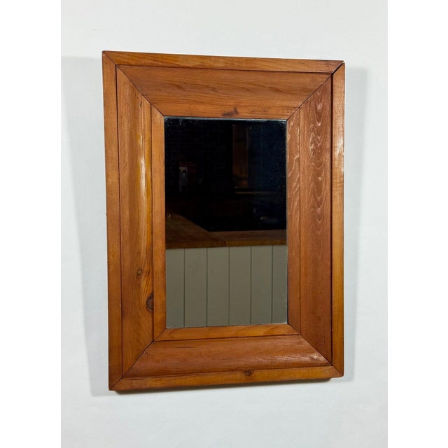 Antique 19th Century American Pine Ogee Mirror - Original Mercury Glass 26" Height This rare and highly collectible...