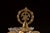 Vintage Four-Lamp Flush Mount Brass Light Fixture With Floral Motif For Sale - Image 14 of 17