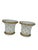 Pair of Antique French White Opaline Cachepots With Gilt Decorations For Sale - Image 12 of 12