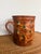 French Provincial Antique French Savoie Glazed Jaspe Earthenware Pitcher For Sale - Image 3 of 7