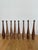 Wood Antique Hand Carved Indian Club Pins & Exercise Weights - Set of 8 For Sale - Image 7 of 15