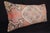 Art Deco Soft‑Tone Rug Cushion – Handcrafted From Vintage Turkish Tribal Rug Pillow Cover -16'' X 32'' For Sale - Image 3 of 11