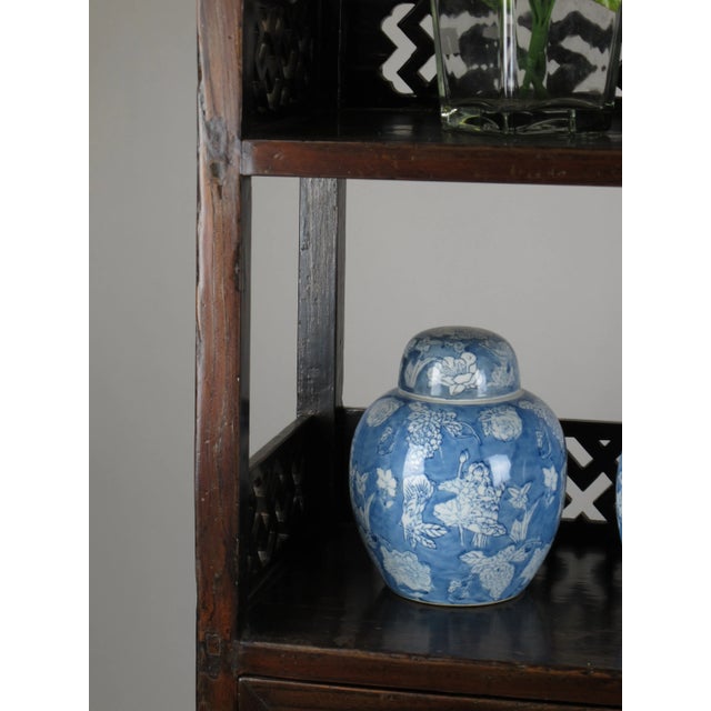 1900 - 1909 1900 - 1909 Asian Style Elmwood Book Cabinet For Sale - Image 5 of 10