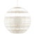 Inspired by the planet Jupiter, Clarence Mallari designed the Lapsley Orb Chandelier with its irregular bands of twisted...