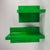Pair of plastic shelves by Marcello Siard for Kartell, 1970s. On the back there are four holes to accommodate the wall...