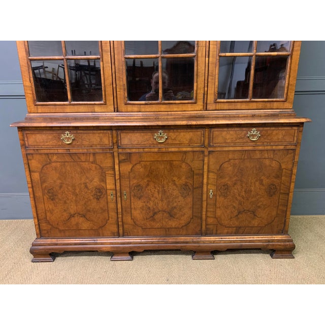 Burr Walnut Bookcase from Waring & Gillow, 1910 For Sale - Image 10 of 18