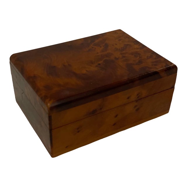 Burl Walnut Box For Sale