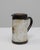 20th Century German ceramic vase. This handcrafted ceramic piece features a cylindrical form with a pronounced spout and...
