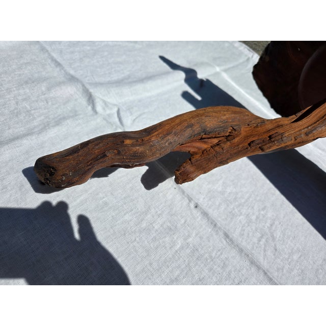 Vintage Live Edge Coffee Table or Bench For Sale - Image 9 of 10