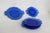 Blue Early 20th Century Le Smith Mount Pleasant Cobalt Blue Glass Plates With Handles Set of Five For Sale - Image 8 of 18