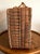 Vintage Wicker Picnic Basket/ Rattan Storage Case With Handles For Sale - Image 9 of 13