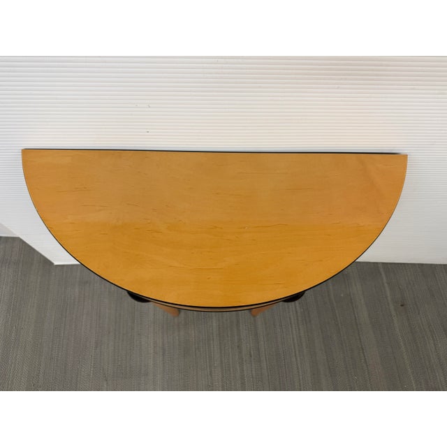Bombay Company Art Deco Demilune Console Table For Sale In San Francisco - Image 6 of 12