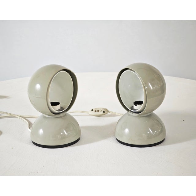 Eclisse Italia Table Lamps by Vico Magistretti for Artemide, 1965, Set of 2 For Sale - Image 13 of 18