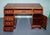 Animal Skin Twin Pedestal Desk with Leather Top from Maple Waring & Gillow For Sale - Image 7 of 17