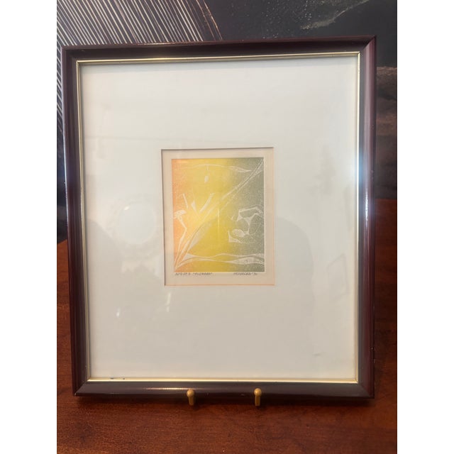 Pair of 1976 Signed Artists Proof Color Etchings For Sale - Image 4 of 7