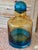Late 20th Century Vintage Waterford Art Glass Decanter by Gerard Treacy – Blue & Amber Gradient For Sale - Image 5 of 11