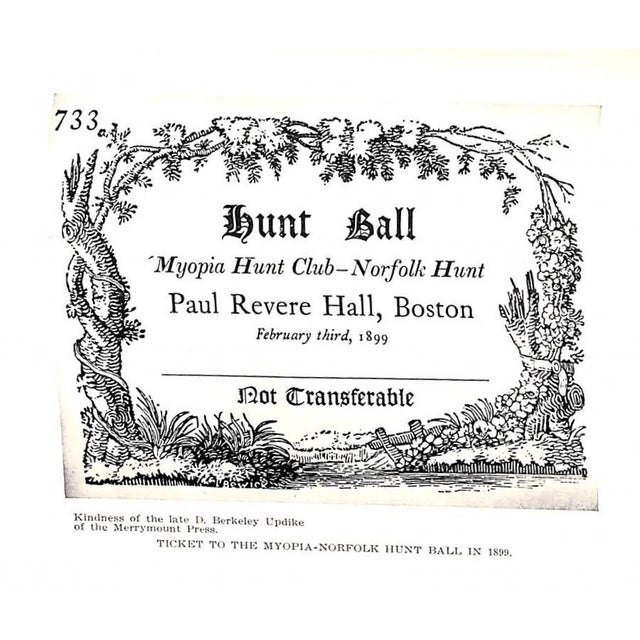 Chronicles Massachusetts' Myopia Hunt Club. Early Myopia at Winchester, Hamilton, Brookline, Dedham, Framingham, Southboro...