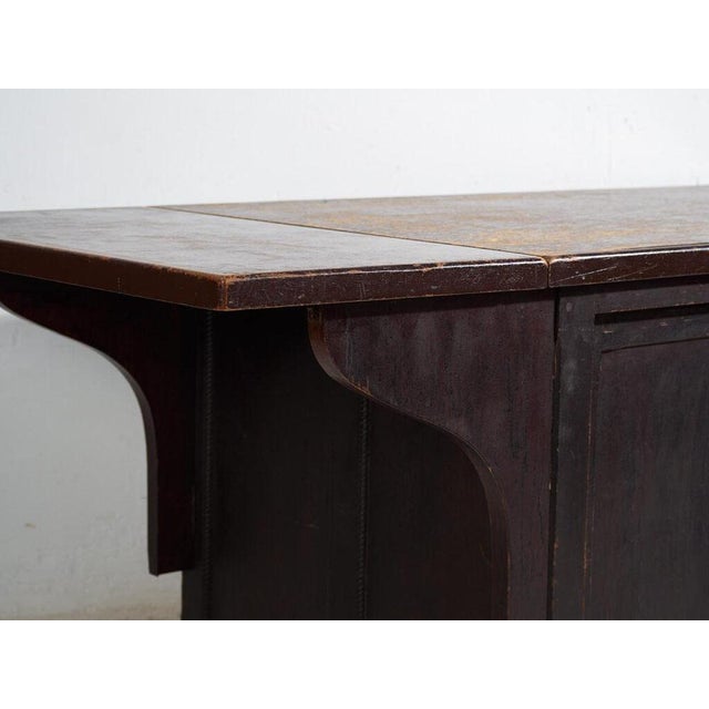 Japanese Worktable in Wood For Sale - Image 5 of 13
