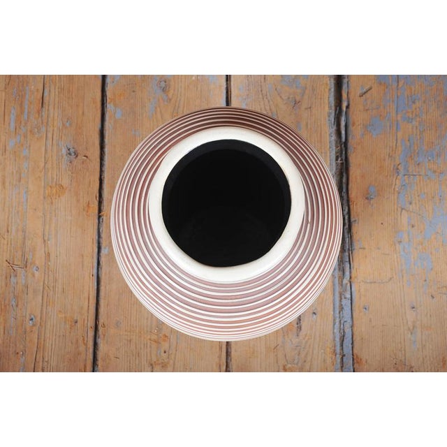 Mid-Century Modern Vase in Ceramic, Czech, 1940s For Sale - Image 9 of 11