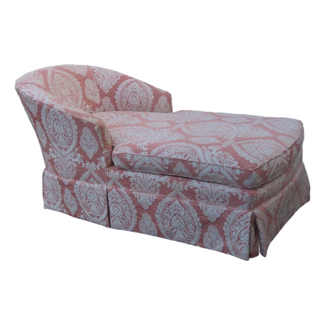 French Long Large Fainting Couch Chaise Lounge 6652 For Sale
