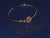 Contemporary Authentic Chopard Happy Hearts James Bond 007 Limited Edition 18k Rose Gold Diamond Bangle Bracelet For Sale - Image 3 of 15