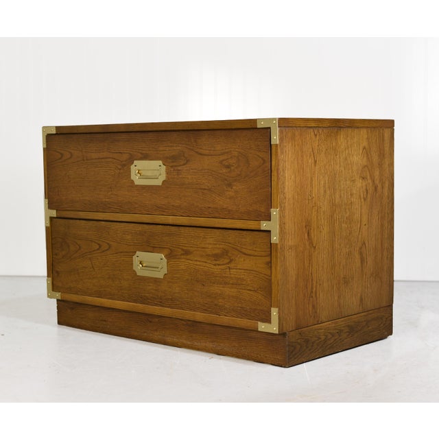 Campaign 1970s Campaign Nightstand - Single Unit For Sale - Image 3 of 10