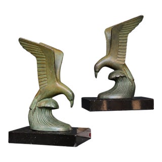 Pair of French Art Deco 1930 Bookends For Sale