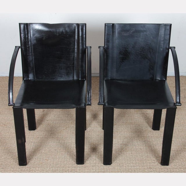 Animal Skin Armchairs by Carlo Bartoli for Matteo Grassi, 1980, Set of 2 For Sale - Image 7 of 8