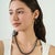 Black Victorian Style 147.37 Ct Black Star Cabochon Tennis Necklace With Drop Earrings Set - 3 Pieces For Sale - Image 8 of 15