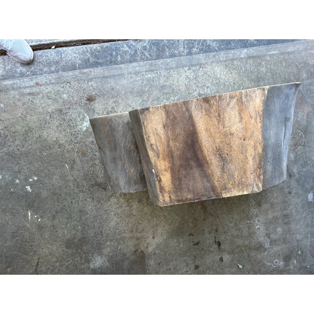 Organic Table -Monkey Pod Wood Coffee Table- Accent Side Table For Sale - Image 11 of 12