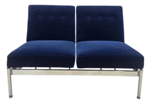 MCM Loveseat Sofa Newly Reupholstered Attributed to Steelcase